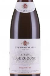 вино Bouchard Pere & Fils La Vignee Pinot Noir 0.75 л этикетка