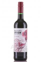 Domaine de la Prade Merlot-Shiraz - вино безалкогольное Домен де ля Прад Мерло-Шираз красное сухое 0.75 л