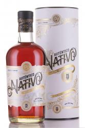 Autentico Nativo Special Reserve in tube - ром Аутентико Нативо Спешл Резерв 15 лет в тубе 0.7 л