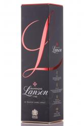 Lanson Black Label Brut gift box - шампанское Лансон Блэк Блэк Лейбл Брют 0.75 л в п/у