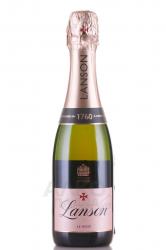 Champagne Lanson Rose Label Brut Rose - шампанское Лансон Розе Лейбл Брют Розе 0.375 л