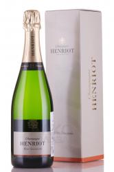 Henriot Brut Souverain gift box - шампанское Энрио Брют Суверен 0.75 л