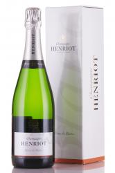 Henriot Brut Blanc de Blancs gift box - шампанское Энрио Брют Блан дё Блан 0.75 л в п/у