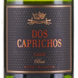 Cava Dos Caprichos - вино игристое Кава Дос Капричос 0.75 л брют белое