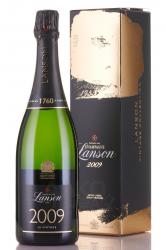 шампанское Lanson Gold Label Brut Vintage 2008 0.75 л в подарочной коробке