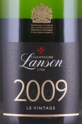 шампанское Lanson Gold Label Brut Vintage 2008 0.75 л этикетка