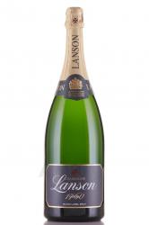 Lanson Black Label Brut in wooden box - шампанское Лансон Блэк Лейбл Брют 1.5 л в дер./уп