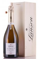 Lanson Noble Cuvee de Lanson Brut 2002 in wooden box - шампанское Лансон Нобль Кюве де Лансон Брют 0.75 л в дер./уп