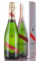 шампанское Mumm Cordon Rouge 0.75 л в подарочной коробке