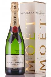 шампанское Moet & Chandon Brut Imperial 0.75 л в подарочной коробке