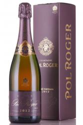Pol Roger Brut Rose gift box - шампанское Поль Роже Розе 0.75 л в п/у