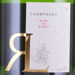R&L Legras Blanc de Blancs - шампанское Р&Л Легра Брют Блан де Блан 0.75 л