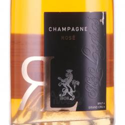 R&L Legras Brut Rose - шампанское РЛ Легра Брют Розе 1.5 л