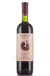 Вино фруктовое Дерево жизни Гранат 0.75 л красное сухое 