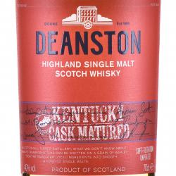 Deanston Kentucky Cask - виски односолодовый Динстон Кентукки Каск 0.7 л