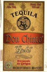 Don Chinto Gold - текила Дон Чинто Голд 0.75 л