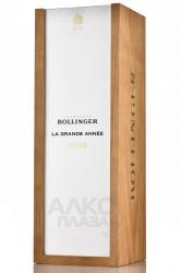 шампанское Bollinger La Grande Annee 2008 0.75 л деревянная коробка