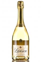 Champagne Lanson le Blanc de Blancs Brut - шампанское Лансон ле Блан де Блан Брют 0.75 л белое брют в п/у