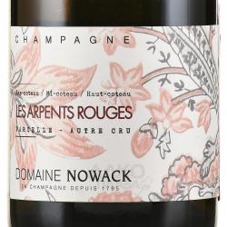 Les Arpents Rouges - шампанское Ле Арпан Руж 0.75 л белое экстра брют