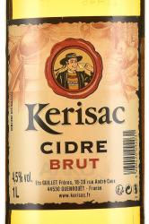 сидр Kerisac Brut 1 л этикетка