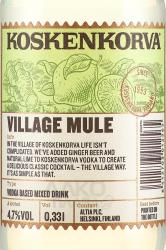 Koskenkorva Village Mule - напиток слабоалкогольный Коскенкорва Виллэдж Мьюл 0.33 л газированный