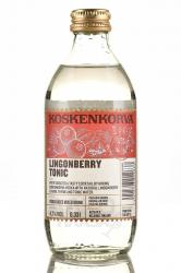 Koskenkorva Lingonberry Tonic - напиток слабоалкогольный Коскенкорва Лингонберри Тоник 0.33 л газированный