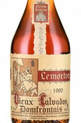 Calvados Lemorton Vintage 1980 with gift box - кальвадос Лемортон Винтаж 1980 год 0.7 л в п/у