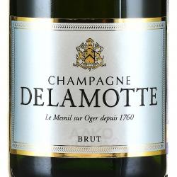 Delamotte, Brut - шампанское Деламотт Брют 0.375 л белое брют