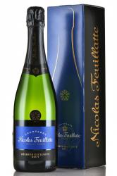 Nicolas Feuillatte Brut Reserve - шампанское Николя Фейатт Брют Резерв 0.75 л в п/у белое брют