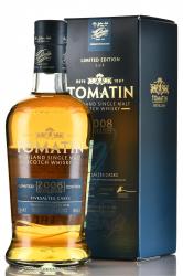 Tomatin French Collection #03 - виски Томатин Френч Коллекшн #3 2008 год 0.7 л в п/у