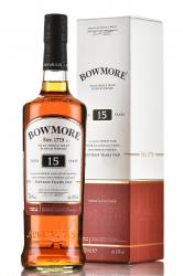 Bowmore 15 years 0.7 л в подарочной коробке