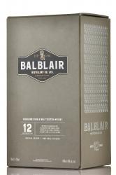 Whisky Balblair 12 years old gift box - виски Балблэр 12 лет 0.7 л п/у