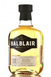 Whisky Balblair 12 years old gift box - виски Балблэр 12 лет 0.7 л п/у