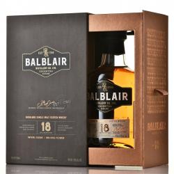 Balblair 18 years - виски Балблэр 18 лет 0.7 л