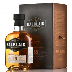 Balblair 18 years - виски Балблэр 18 лет 0.7 л