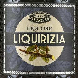 Liquore Quaglia Liquirizia - ликер Куалья Лакрица 0.7 л