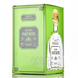 текила Patron Silver 0.75 л подарочная упаковка