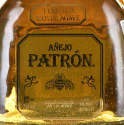 текила Patron Anejo 0.75 л этикетка