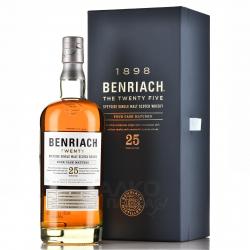 Single malt whiskey Benriach 25 years in gift box - виски односолодовый Бенриах 0.7 л 25 лет в п/у