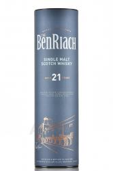 Benriach 21 years old in tube - виски Бенриах 21 год 0.7 л в тубе