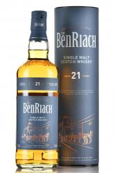 Benriach 21 years old in tube - виски Бенриах 21 год 0.7 л в тубе