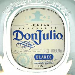 текила Don Julio Blanco 0.75 л этикетка