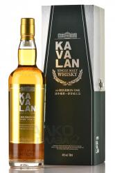 Kavalan Single Malt Ex-Bourbon Oak gift box - виски Кавалан Сингл Молт Экс-Бурбон Оук 0.7 л в п/у