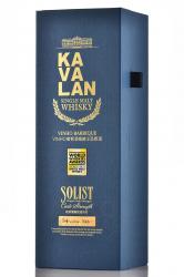 Kavalan Solisgt Vinho Barique gift box - виски Кавалан Солист Виньо Баррик 0.7 л в п/у