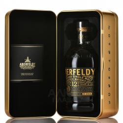 Aberfeldy 12 Years Old - виски солодовый Аберфелди 12 лет 0.7 л в металлической коробке