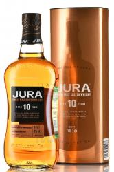 Jura 10 years old in tube - виски Джура 10 лет 0.7 л в тубе