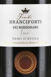 вино Бранчифорти дей Бордонаро Неро д’Авола 0.75 л красное сухое этикетка