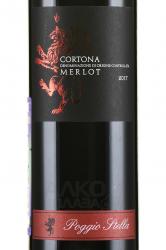 вино Poggio Stella Cortona Merlot 0.75 л этикетка