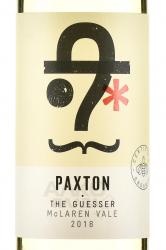 Paxton The Guesser Mclaren Vale - вино Пакстон Зе Гессер МакЛарен Вейл 0.75 л белое полусухое