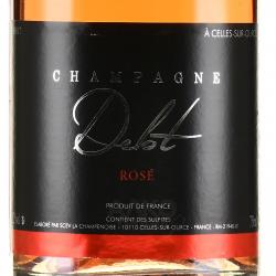 Champagne Delot Rose Brut - шампанское Шампань Дело Розе Брют 0.75 л розовое брют